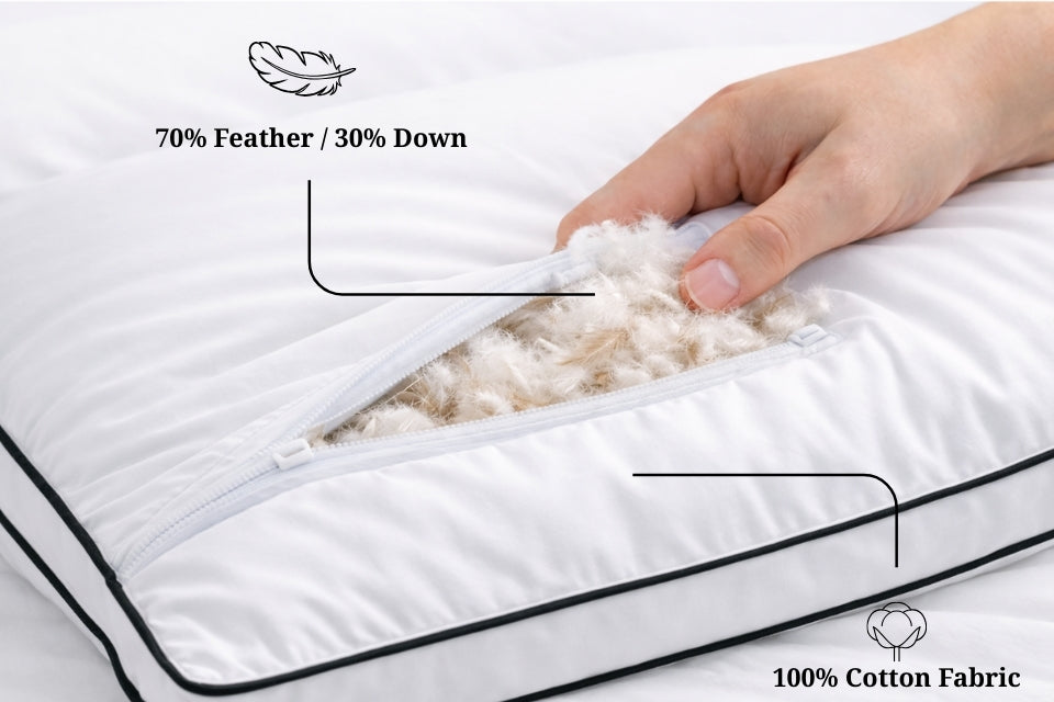 Luxury Down/Feather Pillow