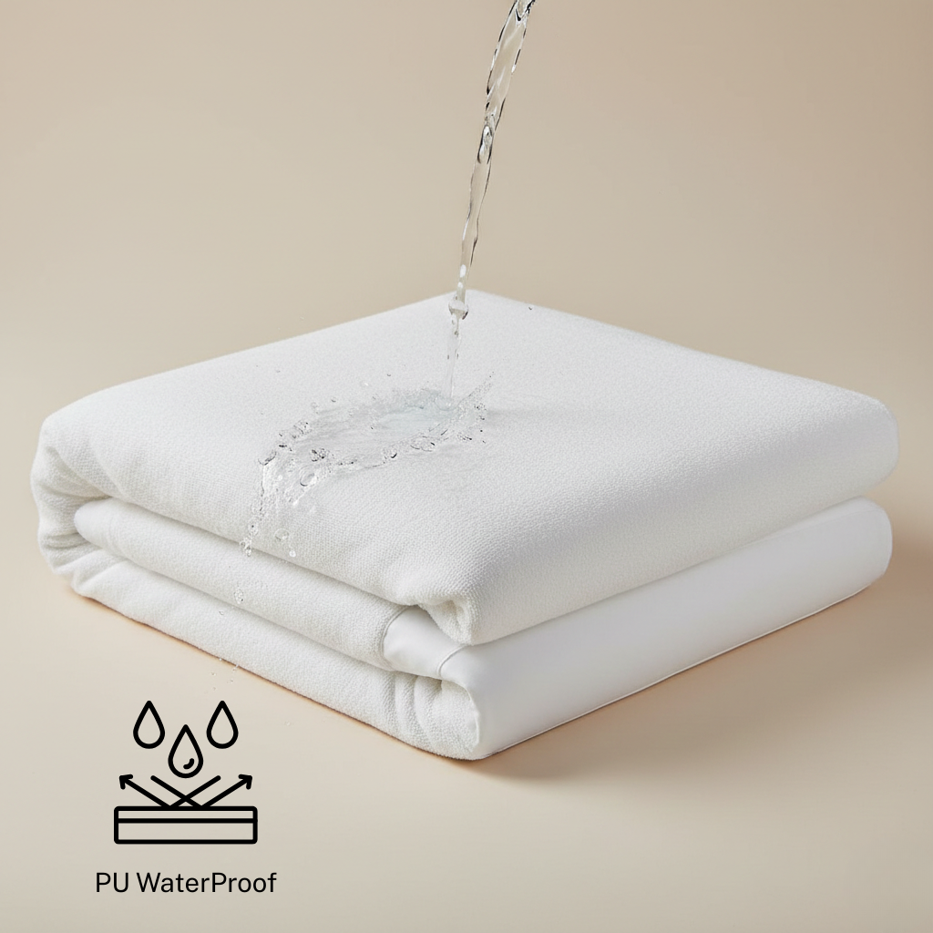Classic Waterproof Mattress Protector (White)