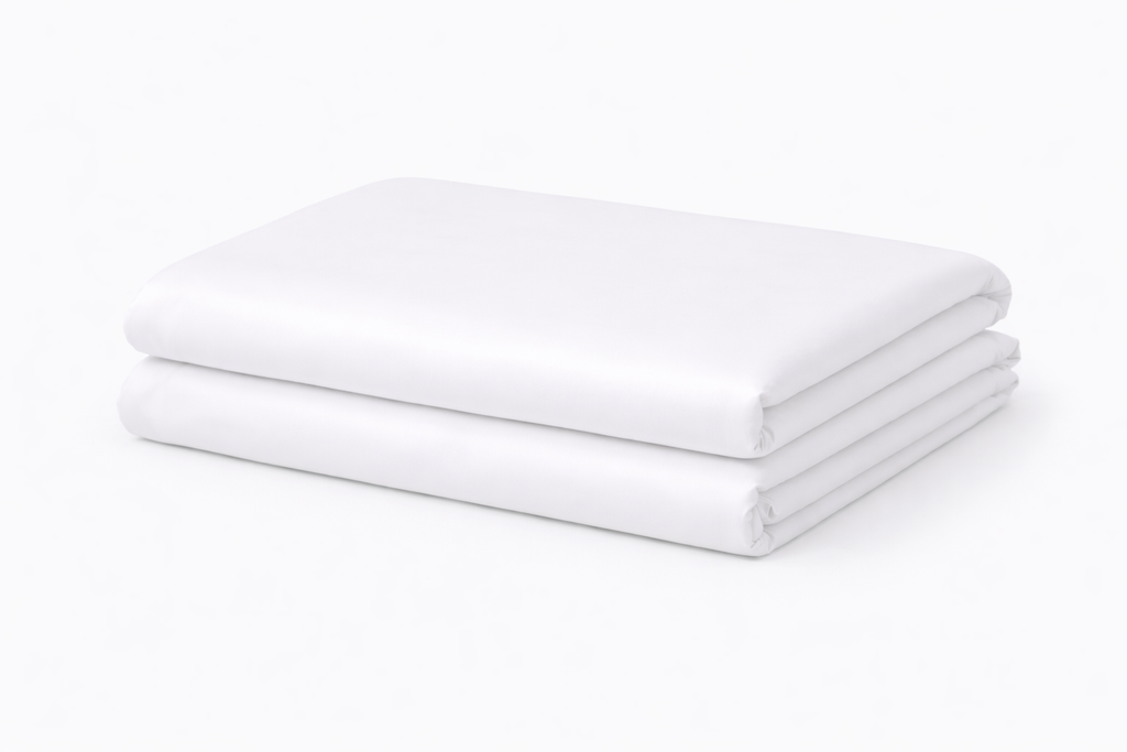 Classic Sateen Duvet Cover – 300TC (White)