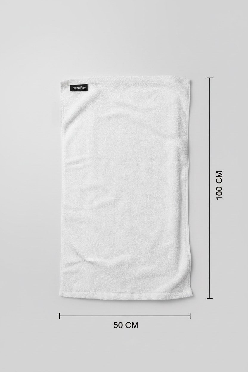 Hotel Hand Towel 50 × 100 cm | 600 GSM Hotel Weight
