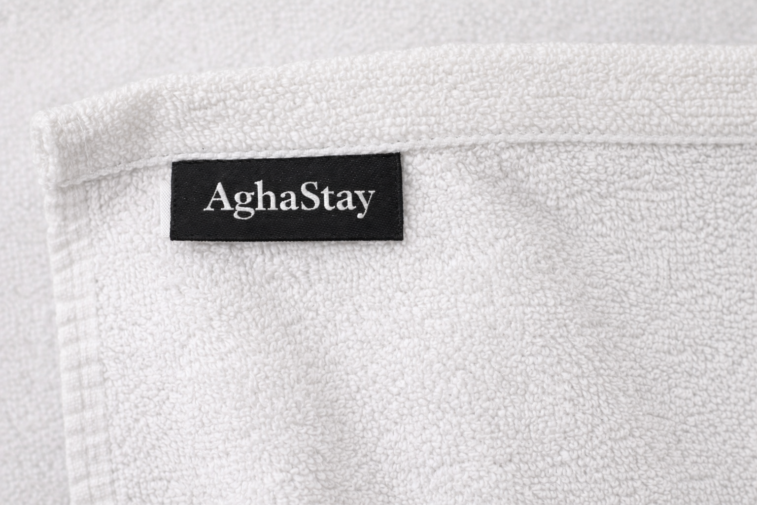 Agha Stay Signature Bath Sheet 100 × 150 cm | 600 GSM Hotel Weight