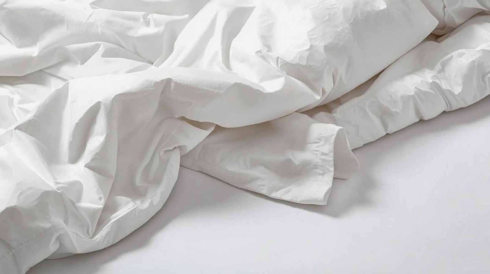400TC Cotton Sateen Duvet Cover – White