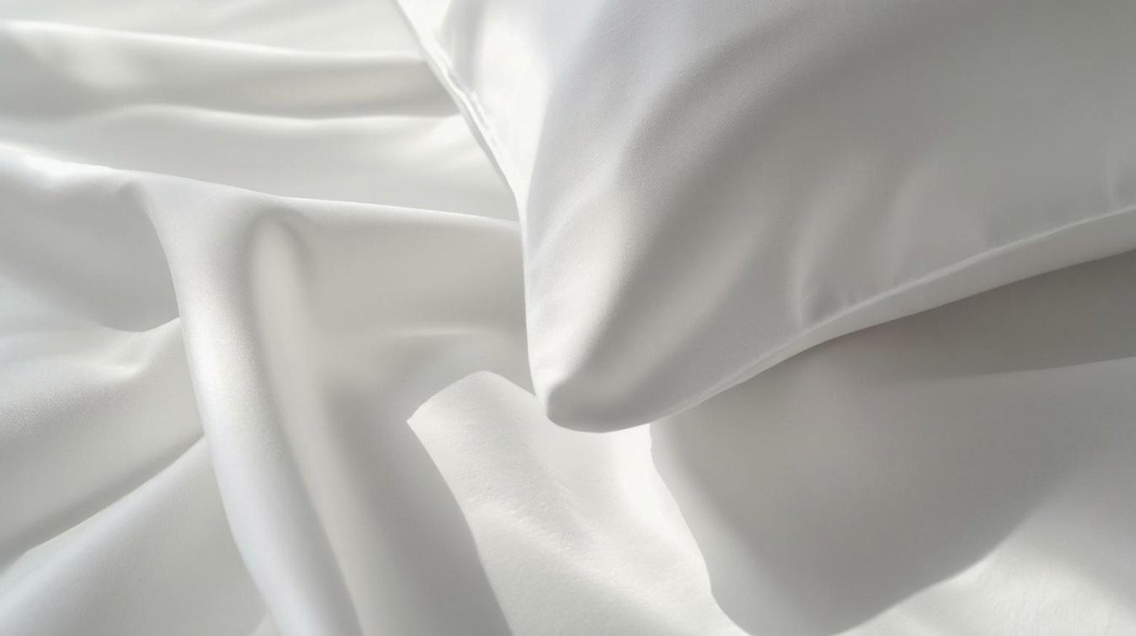 400TC Cotton Sateen Standard Pillowcases – White